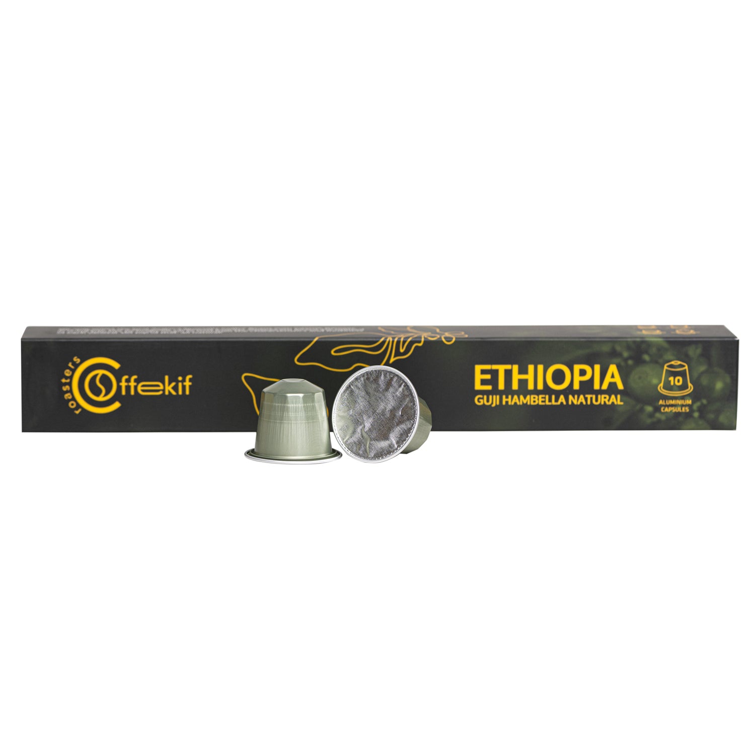 Ethiopia Coffee Capsules - Compatible with Nespresso machines